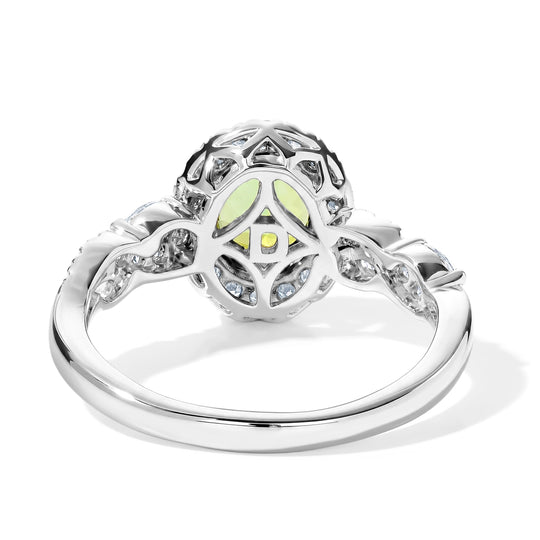D'Joy AA, Moissanit Ring 925 Silber Rhodiniert (Größe 17.00)   (10-16 Werktage Lieferzeit) ca. 1,73 ct