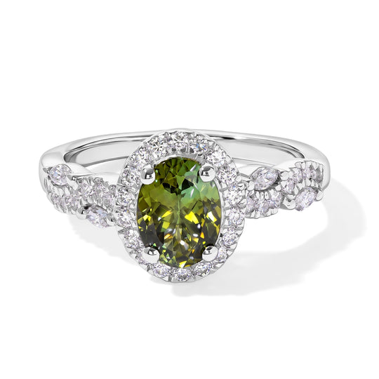 D'Joy AA, Moissanit Ring 925 Silber Rhodiniert (Größe 17.00)   (10-16 Werktage Lieferzeit) ca. 1,73 ct