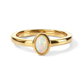 EVER TRUE AA Natürlicher, äthiopischer Welo Opal Ring Nickelfreies Messing (Größe 17.00) ca. 0,37 ct