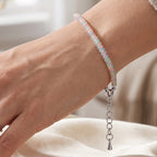 EVER TRUE Natürlicher, äthiopischer Welo Opal Armband ca. 19 cm 316L Edelstahl ca. 18,00 ct.