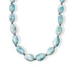 D'Joy Larimar Armband ca. 19 cm 925 Silber Rhodiniert ca. 90,00 ct.
