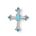 EVER TRUE Sleeping Beauty Türkis, Neon Apatit Anhänger Reine Bronze ca. 0.34 ct