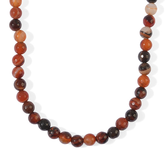 EVER TRUE Karneol Halskette ca. 50 cm 316L Edelstahl ca. 135.00 ct