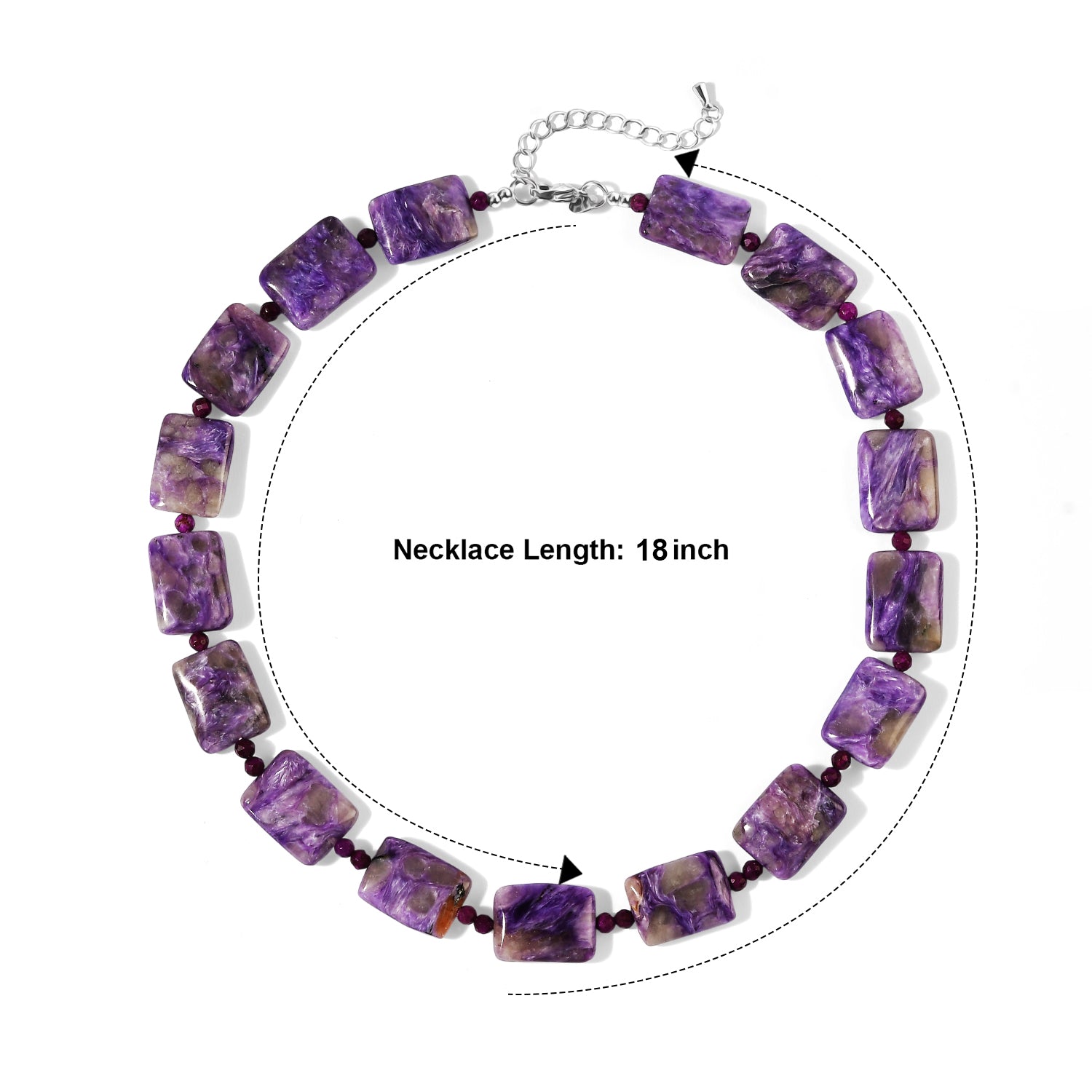EVER TRUE Chaorit Halskette ca. 45 cm 316L Edelstahl ca. 310.00 ct