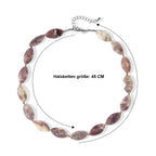 EVER TRUE Lepidolith Halskette ca. 45 cm Nickelfreies Messing Platiniert ca. 245.00 ct