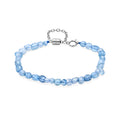 Santa Maria Farbe Aquamarin Armband ca. 19 cm 316L Edelstahl ca. 30.00 ct