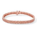 D'Joy Rosa Diamant Armband ca. 19 cm 925 Silber 750 Roségold vermeil (10-15 Werktage Lieferzeit) ca. 1,13 ct.