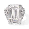 D'Joy Moissanit Ring 925 Silber Rhodiniert (Größe 17.00) ca. 20,78 ct