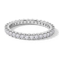 D'Joy Moissanit Ring 925 Silber Rhodiniert (Größe 18.00) ca. 1,02 ct