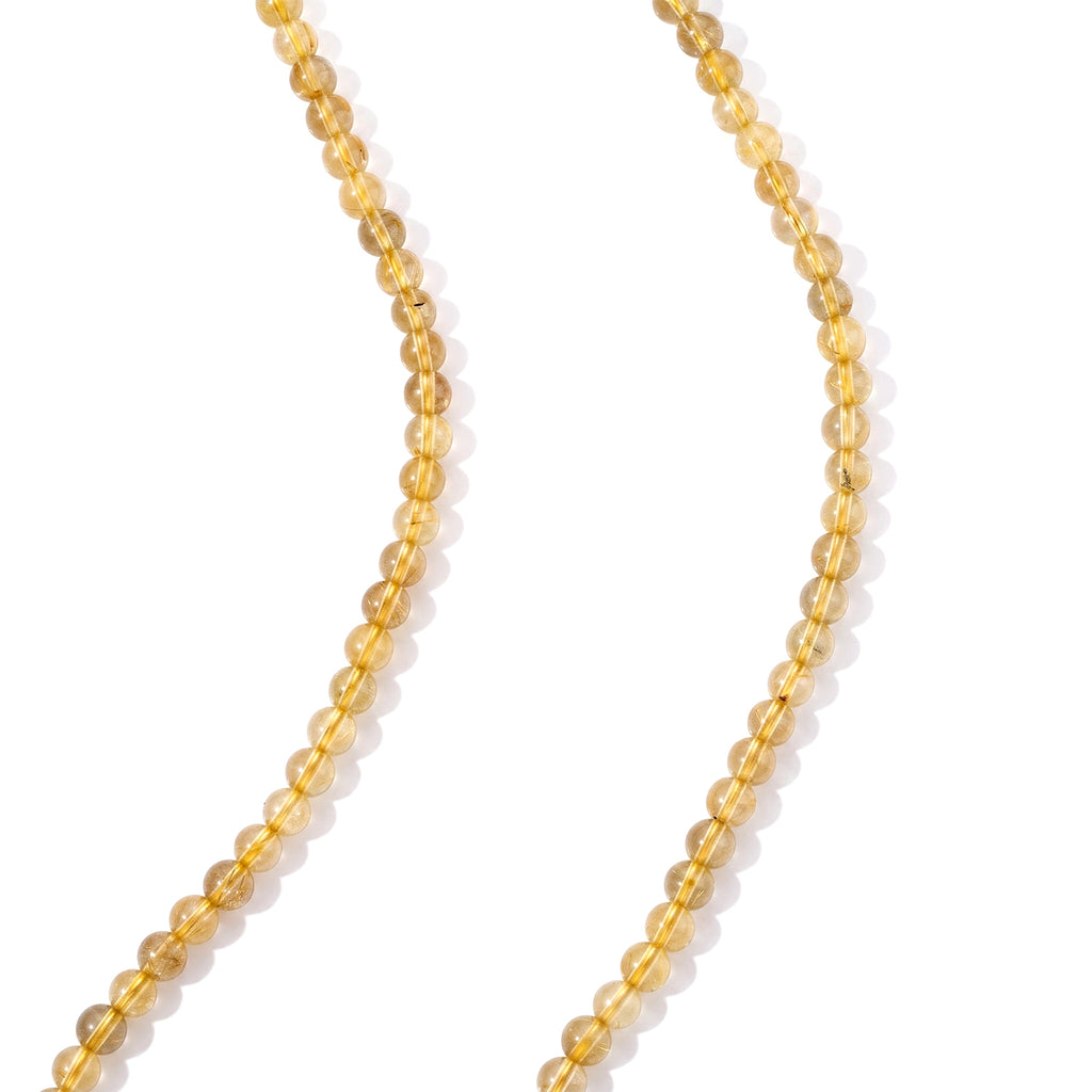D'Joy Golden strahlen Quarz Halskette ca. 50 cm 925 Silber Vergoldet ca. 90,00 ct.