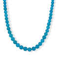 D'Joy AAA Amazonit Halskette ca. 50 cm + 5 cm Extender 925 Silber Rhodiniert ca. 330,00 ct.