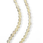 Zitronen Quarz Halskette ca. 50 cm + 5 cm Extender 316L Edelstahl ca. 190,00 ct.