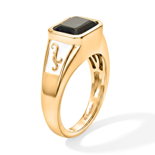 EVER TRUE Alexandrit Quarz Triplette Ring Reine Bronze (Größe 18.00) ca. 2,72 ct