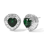 D'Joy Alexandrit Quarz Triplette Ohrringe 925 Silber Rhodiniert ca. 4.32 ct