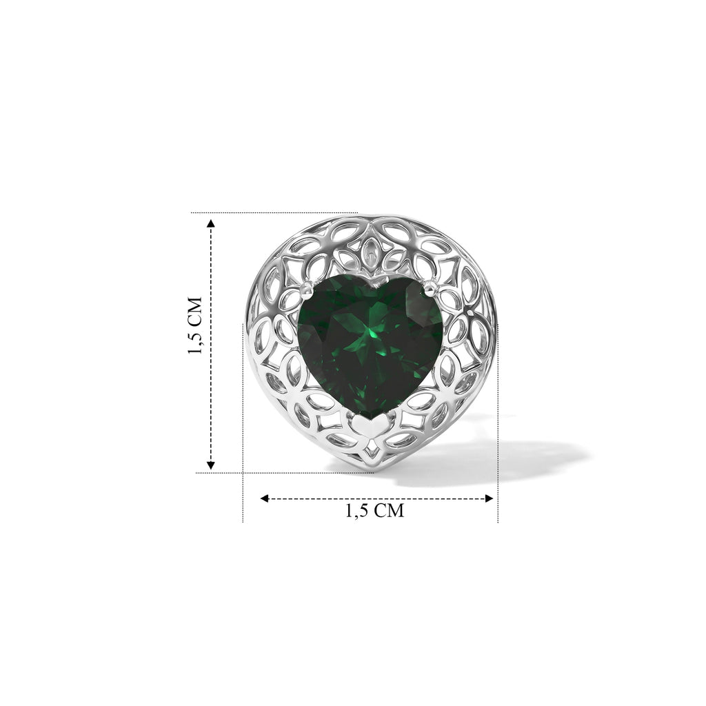 D'Joy Alexandrit Quarz Triplette Ohrringe 925 Silber Rhodiniert ca. 4.32 ct