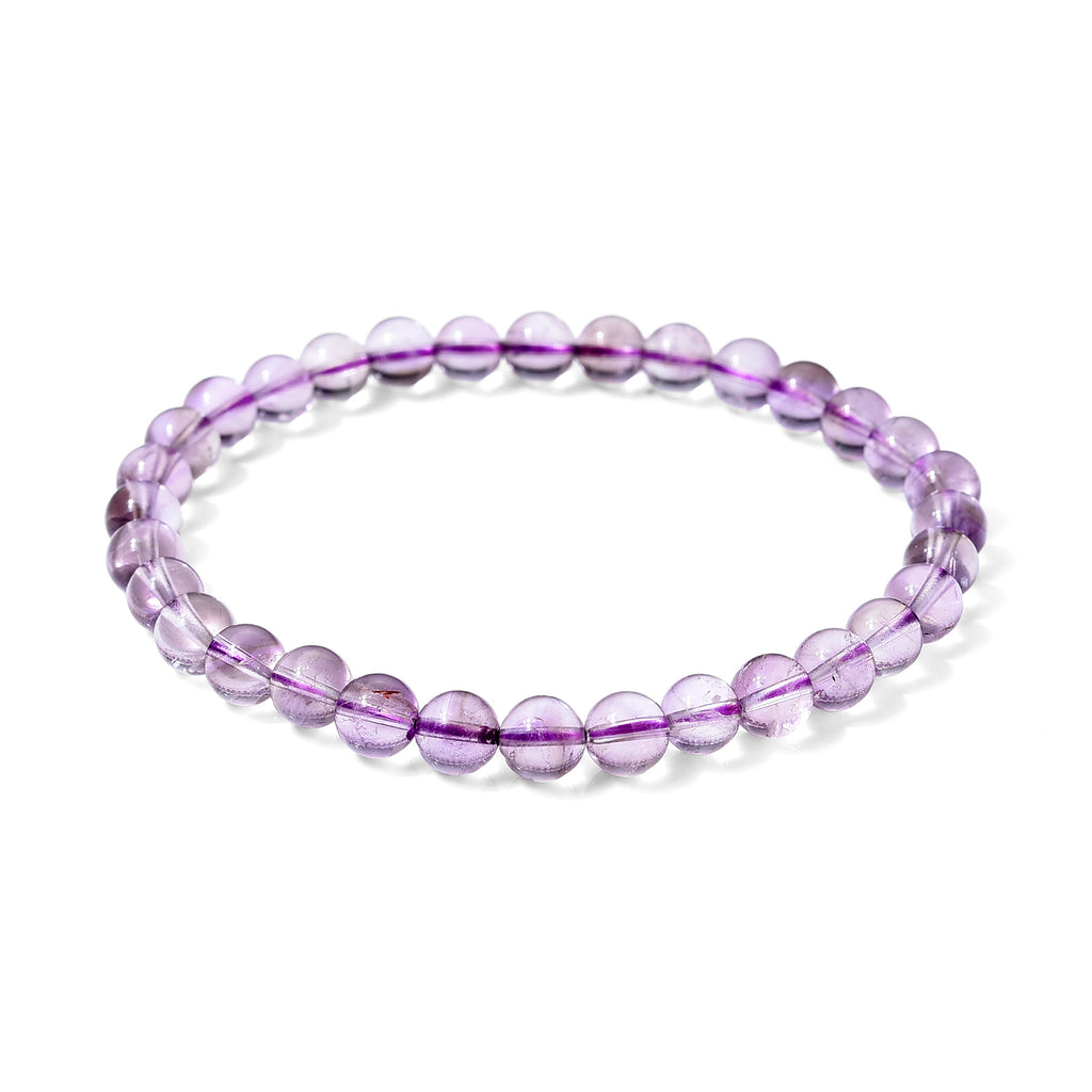 Flexibles Rose de France Amethyst Armband (17.5-19cm) - 65 ct.