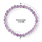 Flexibles Rose de France Amethyst Armband (17.5-19cm) - 65 ct.