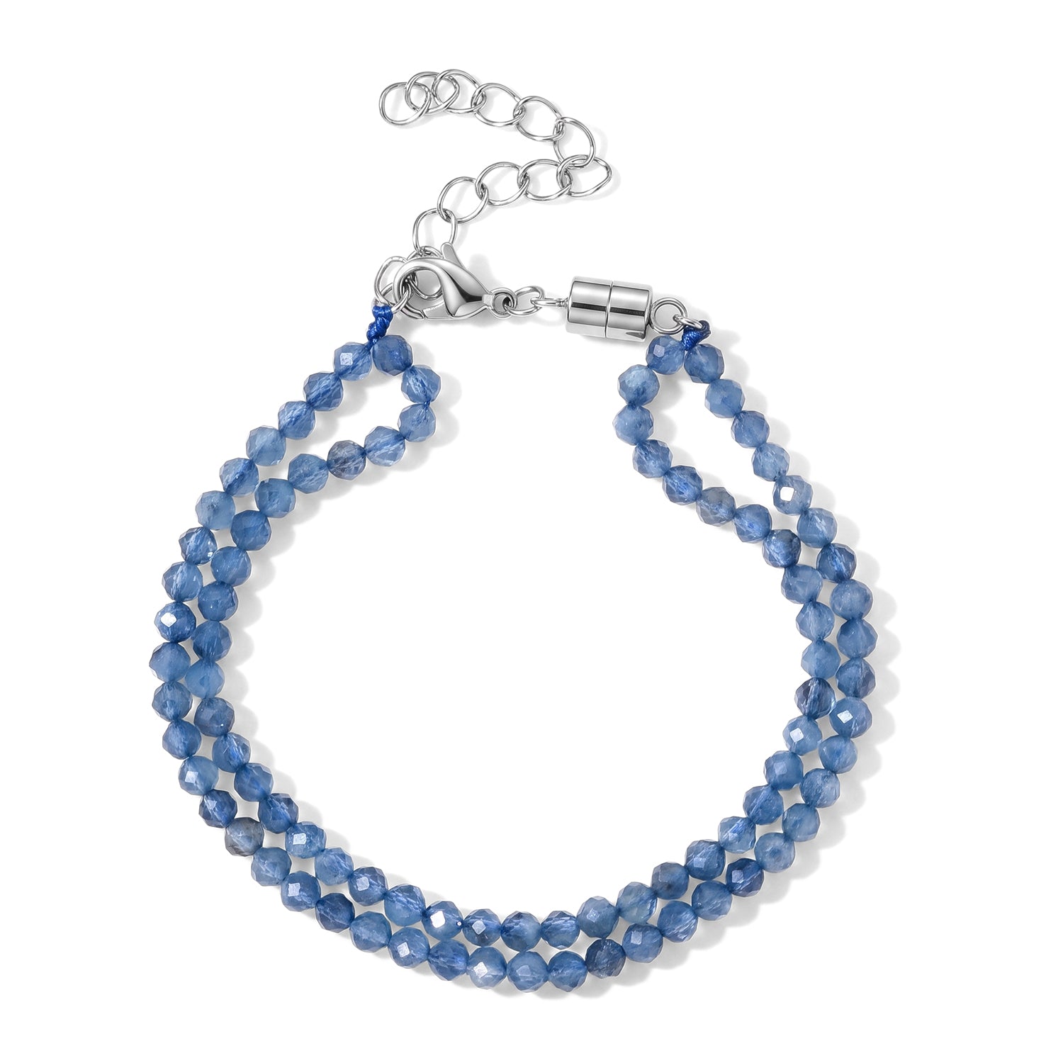 Santamaria Aquamarin Armband ca. 18 cm + 5 cm Extender 316L Edelstahl ca. 20,00 ct.