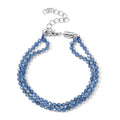 Santamaria Aquamarin Armband ca. 18 cm + 5 cm Extender 316L Edelstahl ca. 20,00 ct.