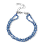 Santamaria Aquamarin Armband ca. 18 cm + 5 cm Extender 316L Edelstahl ca. 20,00 ct.