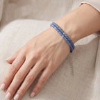 Santamaria Aquamarin Armband ca. 18 cm + 5 cm Extender 316L Edelstahl ca. 20,00 ct.
