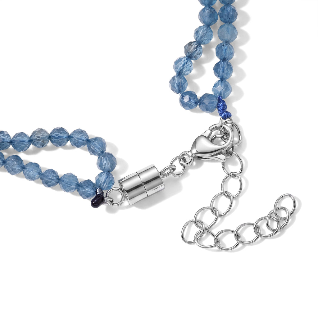 Santamaria Aquamarin Armband ca. 18 cm + 5 cm Extender 316L Edelstahl ca. 20,00 ct.