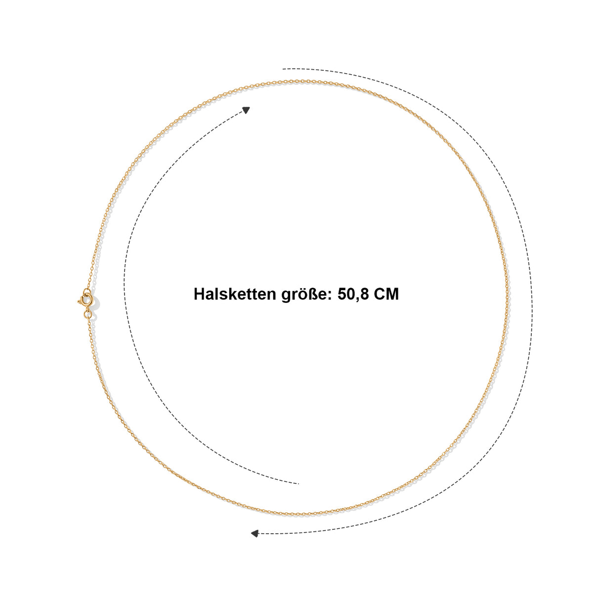 585 Gold Halskette ca. 50 cm ca.