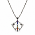 Mehrfarbig Edelsteine Anhänger Reine Legierung ca. 3.10 ct