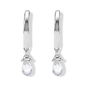 LUXURIANT DIAMOND - Lab Grown Diamant VS-EF Ohrringe 925 Silber Rhodiniert ca. 1,10 ct.