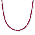 D'Joy Lab Grown Rubin Halskette ca. 50 cm 925 Silber Rhodiniert (10-15 Werktage Lieferzeit) ca. 167,00 ct.