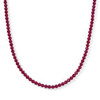 D'Joy Lab Grown Rubin Halskette ca. 50 cm 925 Silber Rhodiniert (10-15 Werktage Lieferzeit) ca. 167,00 ct.