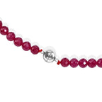 D'Joy Lab Grown Rubin Halskette ca. 50 cm 925 Silber Rhodiniert (10-15 Werktage Lieferzeit) ca. 167,00 ct.
