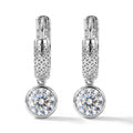 D'Joy Moissanit Ohrringe 925 Silber Rhodiniert ca. 2,00 ct.