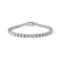 D'Joy Lab Grown Diamant SI-GH Armband ca. 20 cm 925 Silber Rhodiniert ca. 10,00 ct.