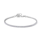 D'Joy Moissanit Armband ca. 19 cm 925 Silber Rhodiniert ca. 2,96 ct.(10-15 Werktage Lieferzeit)  2.43 ct