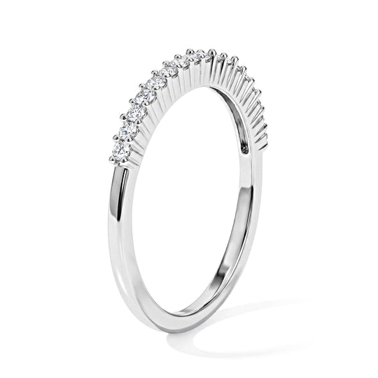 Lab Grown Diamant I1-I2 Ring 925 Silber Platiniert (Größe 20.00) ca. 0,24 ct