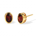 EVER TRUE Mosambik Granat Ohrringe Reine Bronze ca. 1.88 ct