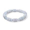 Weiße Jade Armband 18 cm ca. 170,00 ct.