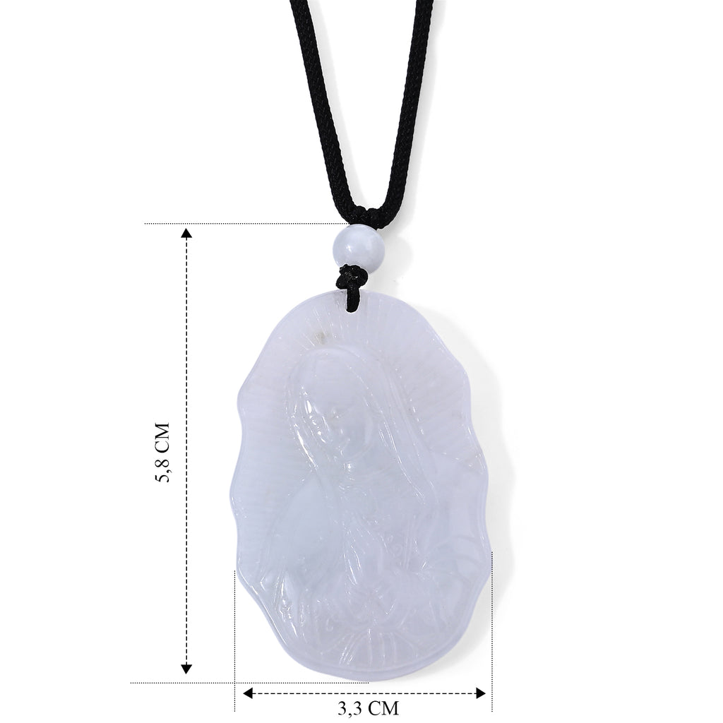 Weiße Jade Halskette Flexibles cm ca. 75.00 ct