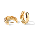 EVER TRUE Mehrfarbig Saphir Ohrringe Reine Bronze ca. 0,64 ct.