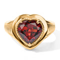 EVER TRUE Mosambik Granat Ring Reine Bronze (Größe 18.00) ca. 3,42 ct