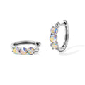 D'Joy Merkur mystischer Topas Ohrringe 925 Silber Platiniert ca. 1,21 ct.