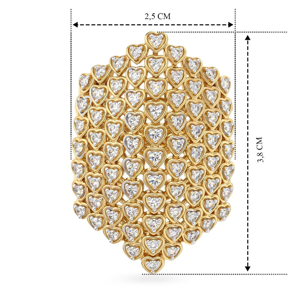 750 Gelbgold vermeil