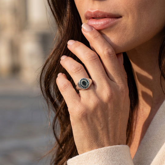 EVER TRUE AA London Blau Topas Ring Reine Bronze (Größe 20.00) ca. 2,14 ct