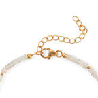 D'Joy Natürlicher, äthiopischer Welo Opal Armband ca. 19 cm 925 Silber 750 Gelbgold vermeil (08-10 Werktage Lieferzeit) ca. 12,00 ct.