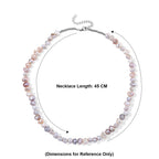 Mehrfarbige Süßwasser Perle Halskette (4-5 Werktage Lieferzeit) ca. 45 cm 316L Edelstahl