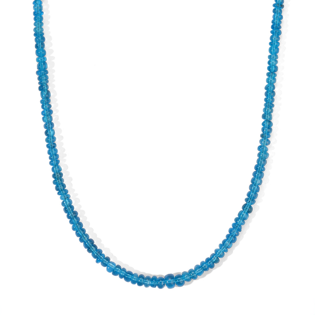 D'Joy AAA Neon Apatit Halskette ca. 45 cm 925 Silber Rhodiniert (08-10 Werktage Lieferzeit) ca. 48,00 ct.