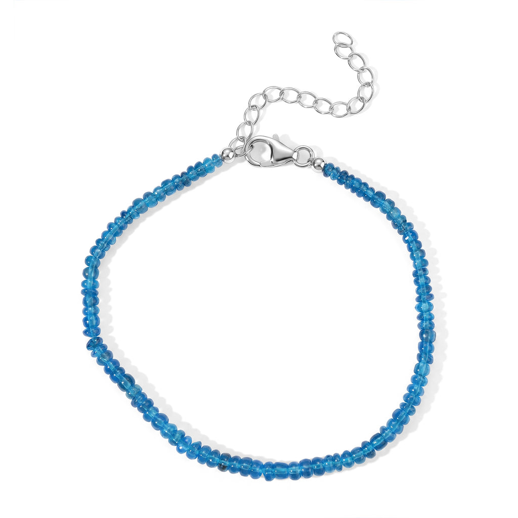 D'Joy AAA Neon Apatit Armband ca. 19 cm 925 Silber Rhodiniert (08-10 Werktage Lieferzeit) ca. 15,00 ct.