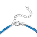 D'Joy AAA Neon Apatit Armband ca. 19 cm 925 Silber Rhodiniert (08-10 Werktage Lieferzeit) ca. 15,00 ct.