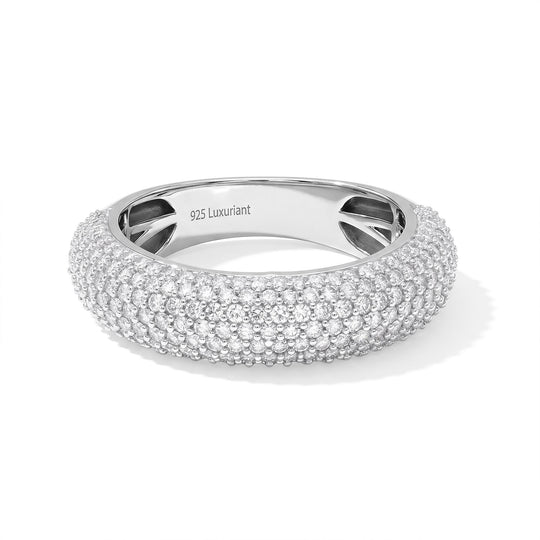 LUXURIANT DIAMOND - Lab Grown Diamant SI-GH Ring 925 Silber Rhodiniert (Größe 20.00) (10-15 Werktage Lieferzeit) ca. 1.49 ct